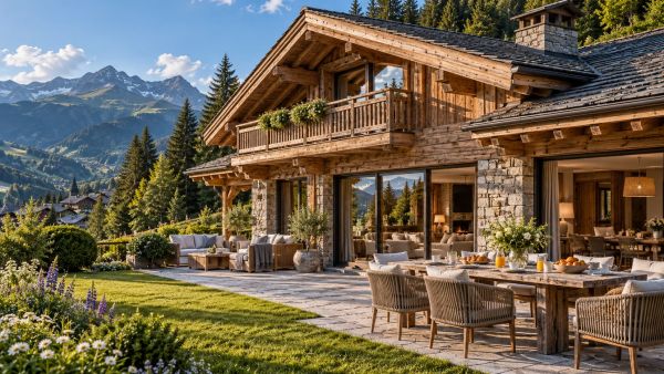 Quelles caractéristiques d'un chalet de luxe à Megève ?